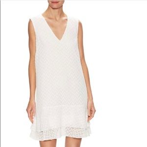 NWT BCBG White Textured Shit Dress XS
